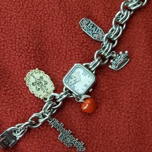 Disney Evil Queen charm bracelet watch